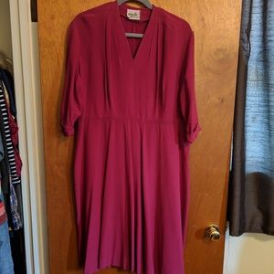 Late 1940's Volup mynette dress